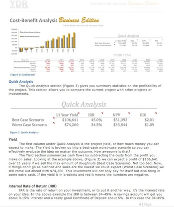 Cost Benefit Analysis screenshot 3
