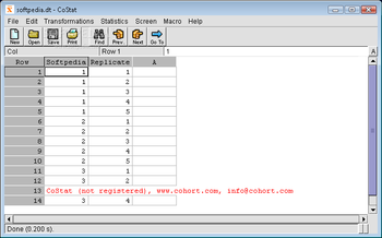 CoStat screenshot