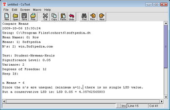 CoStat screenshot 9