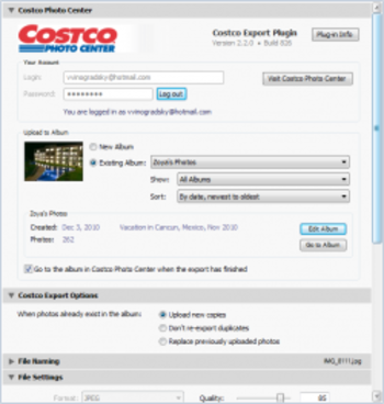 Costco Photo Center screenshot