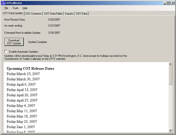 COTCollector screenshot