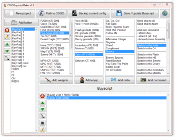 Counter-Strike: Global Offensive Buyscript Maker screenshot