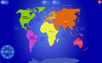 Countries and Capitals screenshot 2