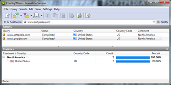 CountryWhois screenshot