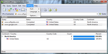 CountryWhois screenshot 4