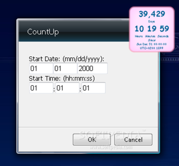 CountUp Vista Gadget screenshot 2