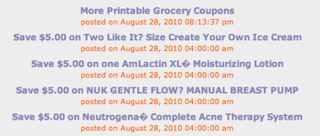 Coupon Program screenshot