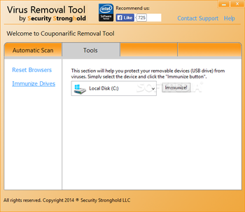 Couponarific Removal Tool screenshot 3