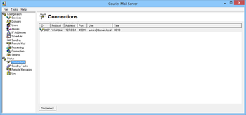 Courier Mail Server screenshot
