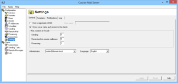 Courier Mail Server screenshot 13