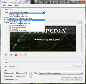 CoverPrinter screenshot 2