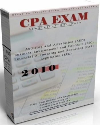 CPA Exam Simulator screenshot