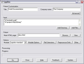 CppDoc screenshot 2
