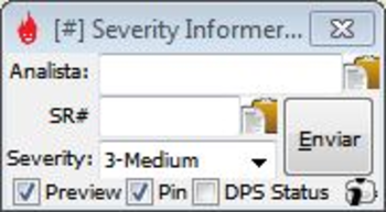 CPS Severity Informer screenshot
