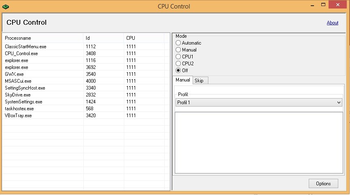 CPU-Control screenshot