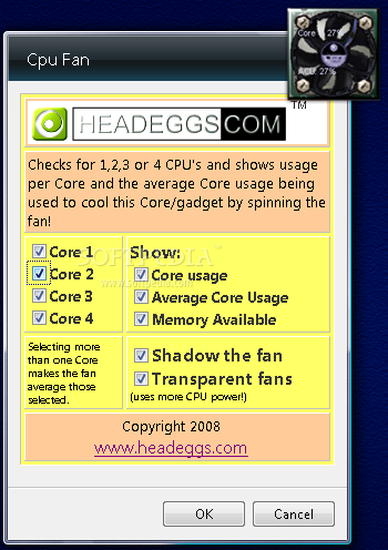CPU Fan screenshot 2