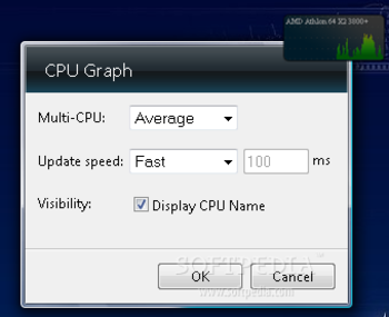 CPU Graph Vista Gadget screenshot 2