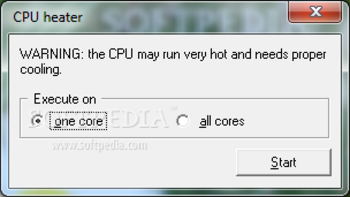 CPU heater screenshot