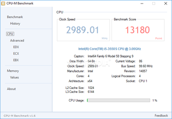 CPU-M Benchmark screenshot 3