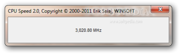 CPU Speed screenshot