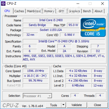 CPU-Z screenshot
