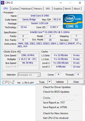 CPU-Z screenshot 2