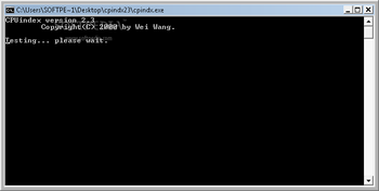 CPUindex screenshot