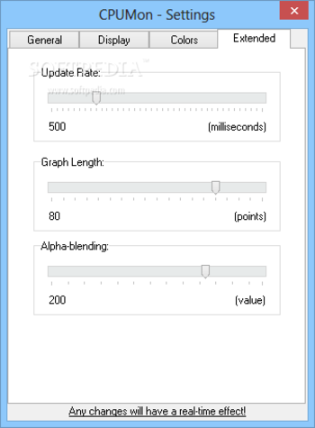 CPUMon screenshot 5