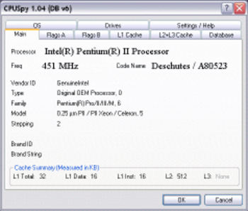 CPUSpy screenshot