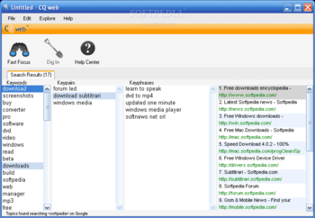CQ Web screenshot 2