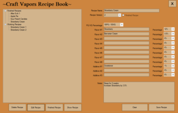 Craft Vapors Recipe Book screenshot 3