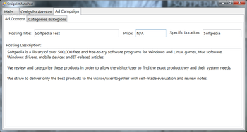 CraigsList AutoPost screenshot 3