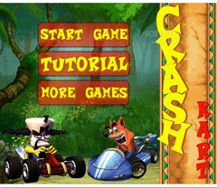 Crash kart screenshot