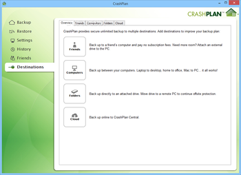 CrashPlan screenshot 13