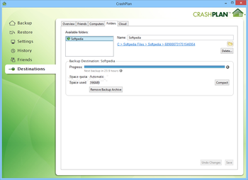 CrashPlan screenshot 15