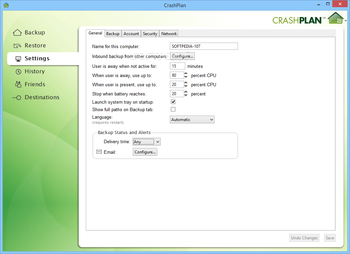 CrashPlan screenshot 3