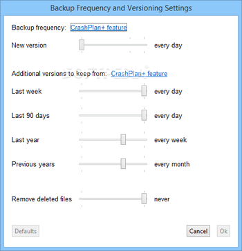 CrashPlan screenshot 7