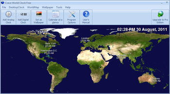 Crave World Clock Free screenshot