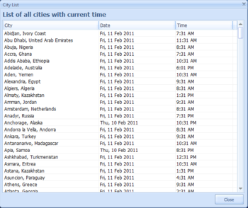 Crave World Clock screenshot 5