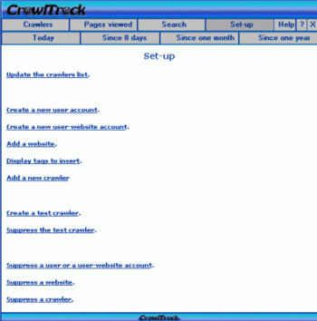 CrawlTrack screenshot