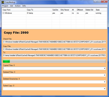 CrazyBackup screenshot 2