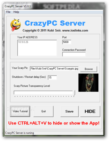 CrazyPC Server screenshot