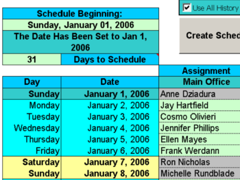 Create Floor Schedules for Your Agents screenshot 2