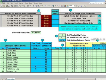 Create Floor Schedules for Your Agents screenshot 3
