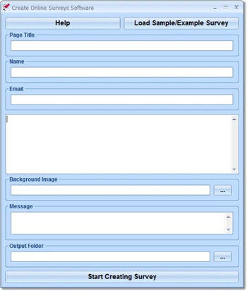 Create Online Surveys Software screenshot