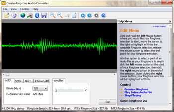 Create Ringtone screenshot 2