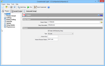 CreateInstall Light screenshot
