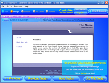 CreationWeb Business Edition screenshot 3