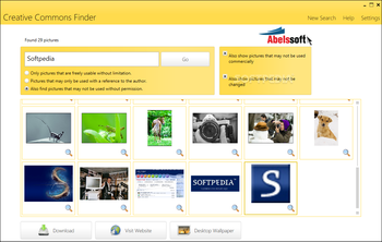 Creative Commons Finder screenshot