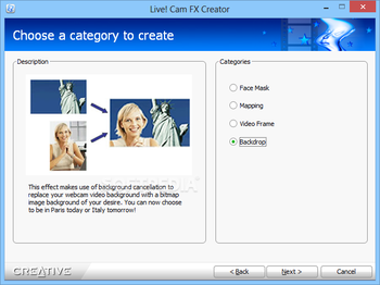 Creative Live! Cam FX Creator screenshot 2
